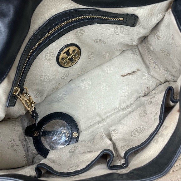 Tory Burch Priscilla Soft Leather Top Handle Satchel Crossbody Purse - Picture 2 of 15